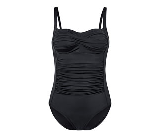Maillot de bain modelant, noir