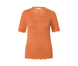 Chemise en tricot, orange