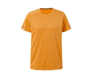 T-shirt fonctionnel, orange chiné