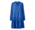 Chemisier long à broderie, bleu - Bleu