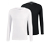 2 maillots de corps manches longues