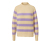 Pull en maille à rayures
