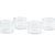 4 mini-verres adaptés au four