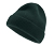 Bonnet en maille, vert foncé - Vert foncé
