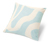 Bleu clair à motif ondulé blanc