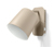 Lampe murale en métal, crème
