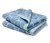 2 serviettes « Coquillage » bleues