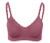 Soutien-gorge doux sans coutures, cassis