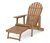 Chaise de jardin Adirondack avec repose-pieds extensible