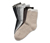 Crème chiné, marron chiné, gris clair chiné, gris chiné, gris foncé chiné