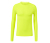 T-shirt fonctionnel manches longues, jaune fluo