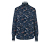 Blouse à fleurs avec col montant