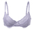 Soutien-gorge à armatures avec de la dentelle, violet