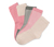 5 paires de chaussettes, rose