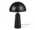 Lampe champignon à poser sur une table, noir