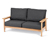 Canapé 2 places en bois certifié FSC®