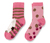 2 paires de chaussettes antidérapantes, rose