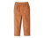 Pantalon à taille élastique en velours côtelé, marron