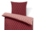 Parure de lit en coton premium, rouge foncé, taille normale