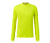 T-shirt fonctionnel manches longues jaune fluo