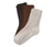 3 paires de chaussettes avec des torsades
