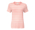 T-shirt à rayures, rose