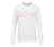 Sweat-shirt avec inscription, blanc