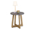 Table d'appoint ronde avec plateau en béton