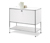 Buffet bas « CN3 » avec 1 abattant, blanc - Blanc mat