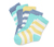 5 paires de chaussettes en coton bio, multicolores
