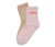 2 paires de chaussettes avec inscription