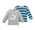 2 t-shirts à manches longues