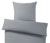 Parure de lit en percale, taille normale - Gris