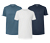 3 t-shirts à encolure ronde