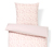 Parure de lit en coton premium, taille normale, rose