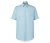 Chemise à manches courtes avec du lin, bleu clair - Bleu clair