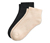 2 paires de chaussettes de yoga, noires et beige