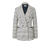 Blazer molletonné à rayures