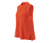 Pull sans manches en maille, orange