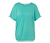 Chemisier à encolure dégagée, turquoise - Turquoise