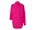 Blouse longue en lin, rose vif - Rose vif