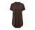 T-shirt long, marron