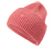 Bonnet en maille, rose 