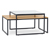 Lot de deux tables basses