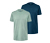 2 t-shirts à encolure ronde