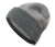 Gris clair chiné avec revers anthracite chiné