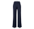 Pantalon en jersey avec nervure, bleu foncé