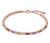 Bracelet tennis argent 925 multicolore