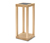 Lanterne solaire en bois