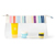 Pochette pour crème solaire avec des matériaux recyclés